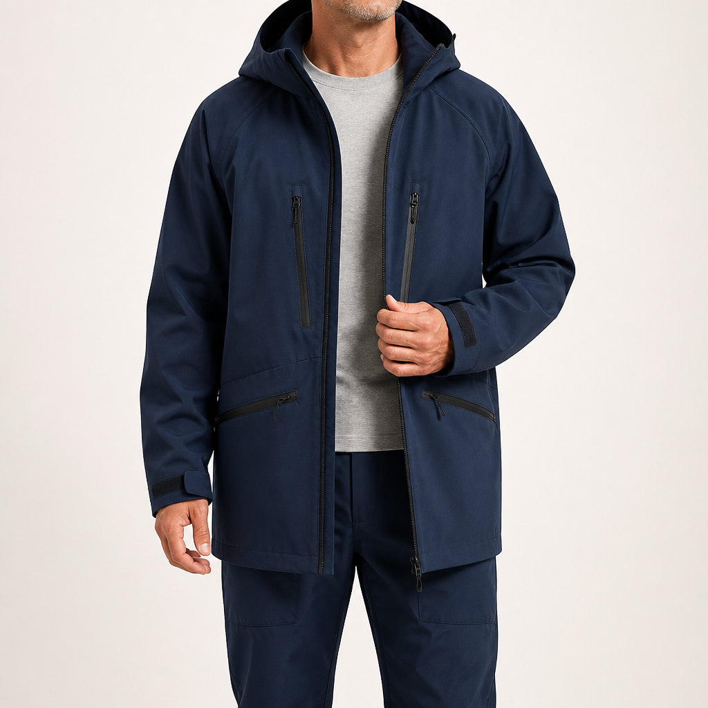 Heath | Mens Waterproof Windproof Snowboard Winter Ski Jacket, Navy