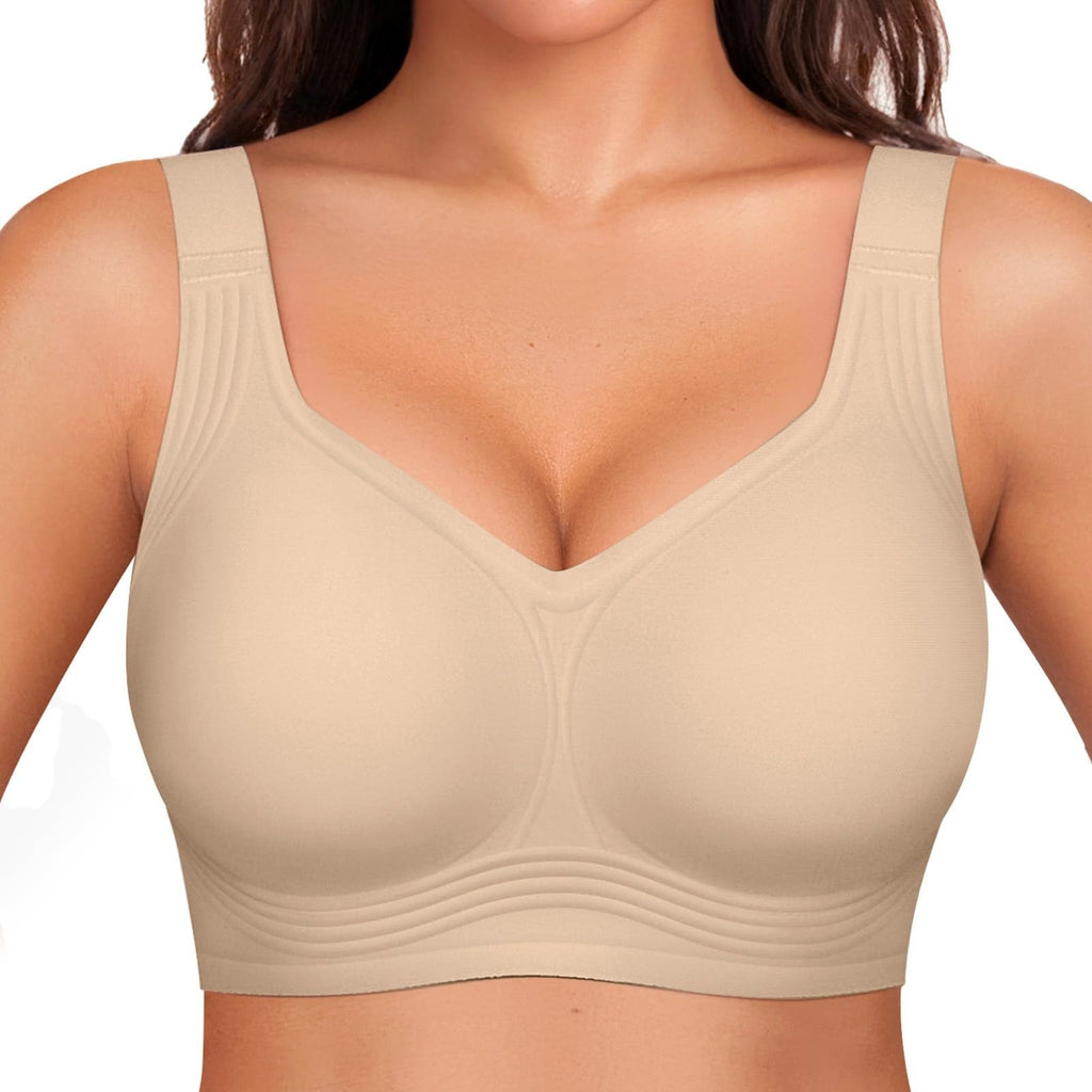 Helen | Womens Wireless Seamless Full Coverage Comfort Bra Lingerie