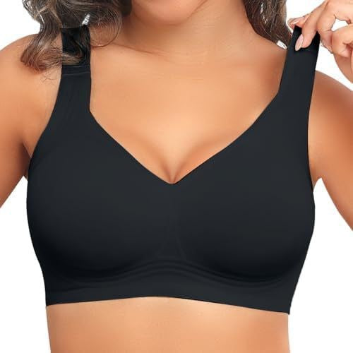 Helen | Womens Wireless Seamless Full Coverage Comfort Bra Lingerie