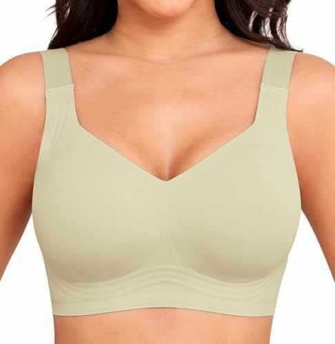 Helen | Womens Wireless Seamless Full Coverage Comfort Bra Lingerie