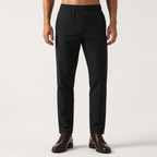 Hendrick | Mens Waterproof Trousers Softshell Windproof Fleece Lined Outdoor Pants, Black