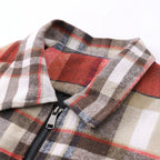 Holden | Mens Plaid Colorblock Full Zip Up Winter Overshirt Shirt Jacket