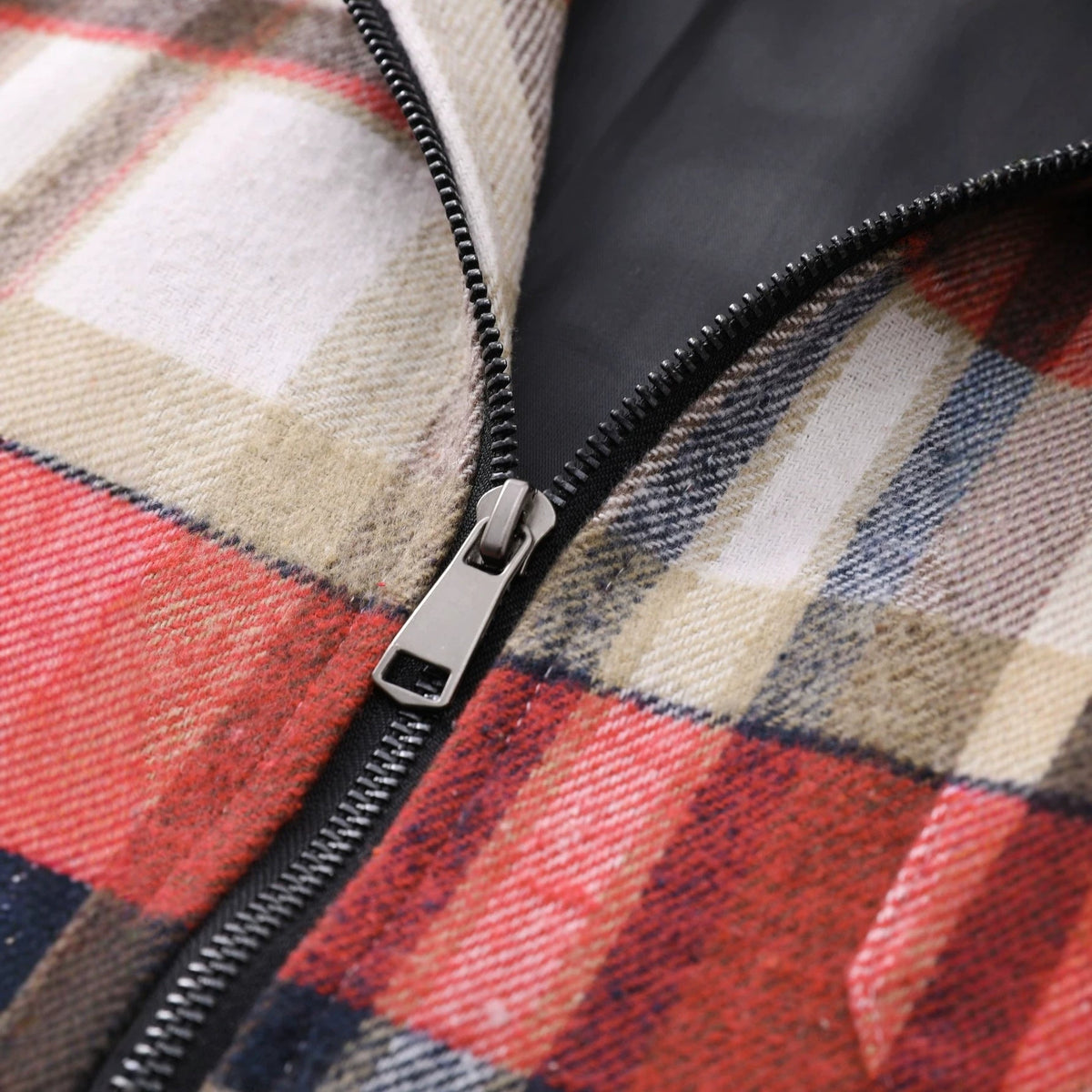 Holden | Mens Plaid Colorblock Full Zip Up Winter Overshirt Shirt Jacket