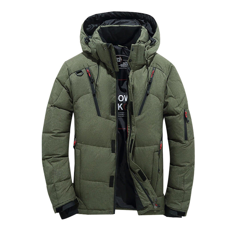 Ike | Mens Hooded Padded Warm Winter Puffer Coat Outdoor Jacket