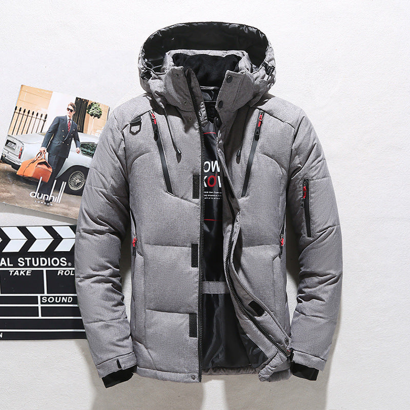 Ike | Mens Hooded Padded Warm Winter Puffer Coat Outdoor Jacket
