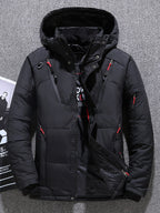 Ike | Mens Hooded Padded Warm Winter Puffer Coat Outdoor Jacket
