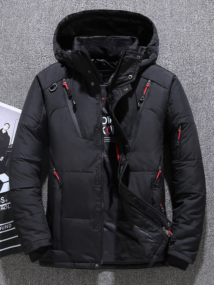 Ike | Mens Hooded Padded Warm Winter Puffer Coat Outdoor Jacket