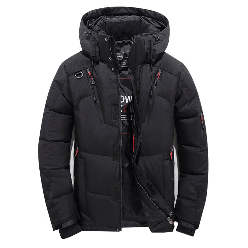 Ike | Mens Hooded Padded Warm Winter Puffer Coat Outdoor Jacket