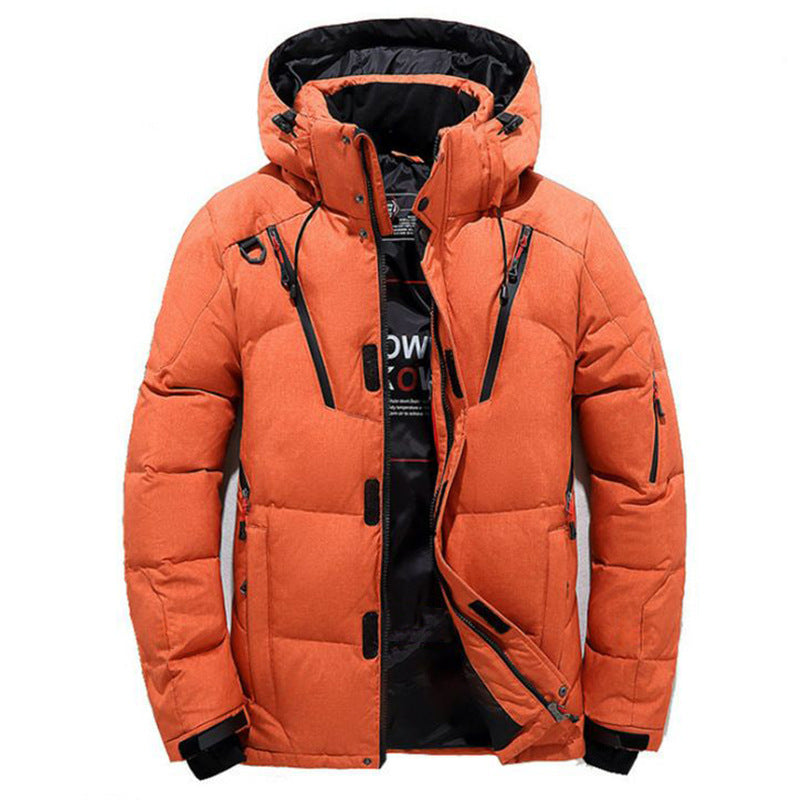 Ike | Mens Hooded Padded Warm Winter Puffer Coat Outdoor Jacket