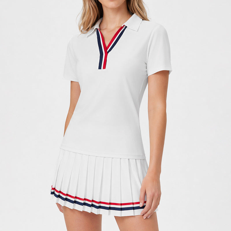 Ilene | Womens Tennis Golf Skort Polo Two Piece Activewear Outfit Set