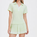Ilene | Womens Tennis Golf Skort Polo Two Piece Activewear Outfit Set