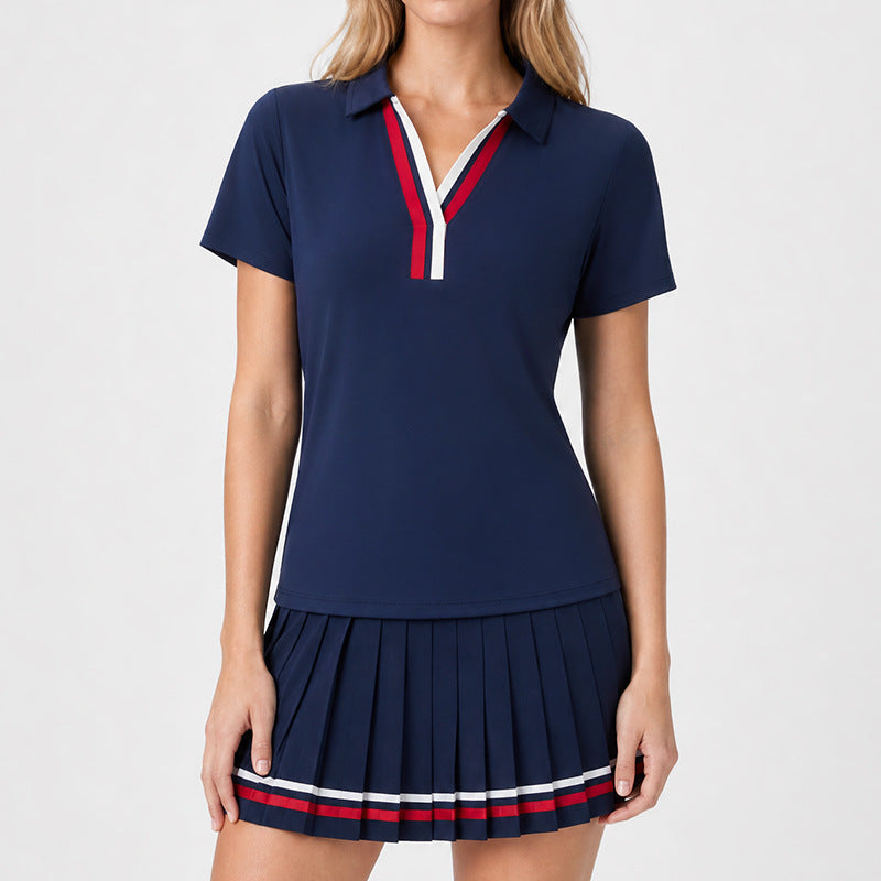 Ilene | Womens Tennis Golf Skort Polo Two Piece Activewear Outfit Set