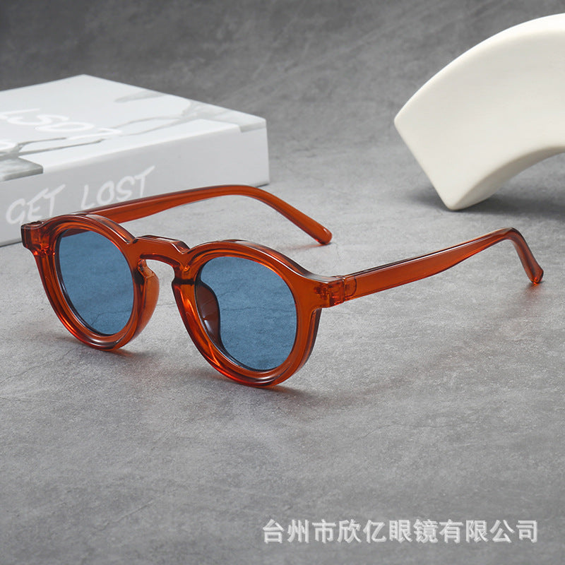 Iris | Womens Tortoiseshell Polarised Round Retro Sunglasses - 2