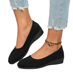 Isadora | Womens Pointed Toe Wedge Loafers Casual Shoes - 13