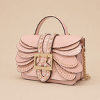 Isolde | Womens Crossbody Bag Chain Shoulder Small Square Bag, Pink