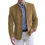 Jacob | Mens Suede Touch Jacket Mid Length Smart Casual Coat
