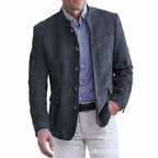 Jacob | Mens Suede Touch Jacket Mid Length Smart Casual Coat