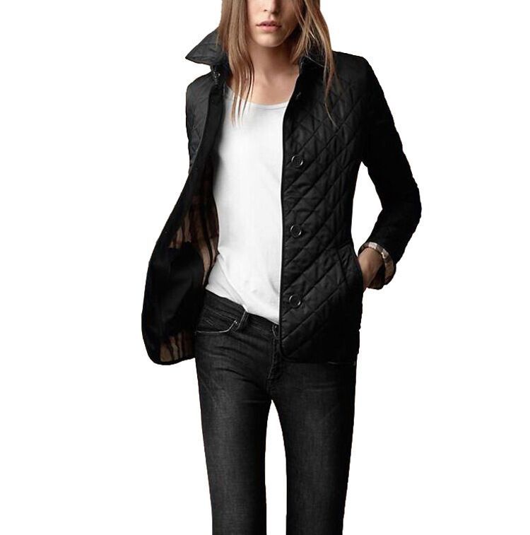 Jane | Womens Diamond Quilted Slim Fit Lightweight Padded Winter Jacket
