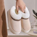 Janet | Womens Fluffy Fuzzy Memory Foam Warm Winter Indoor House Slippers Shoes