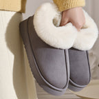 Janet | Womens Fluffy Fuzzy Memory Foam Warm Winter Indoor House Slippers Shoes