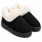 Janet | Womens Fluffy Fuzzy Memory Foam Warm Winter Indoor House Slippers Shoes
