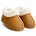 Janet | Womens Fluffy Fuzzy Memory Foam Warm Winter Indoor House Slippers Shoes