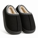 Janet | Womens Fluffy Fuzzy Memory Foam Warm Winter Indoor House Slippers Shoes