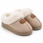 Janet | Womens Fluffy Fuzzy Memory Foam Warm Winter Indoor House Slippers Shoes