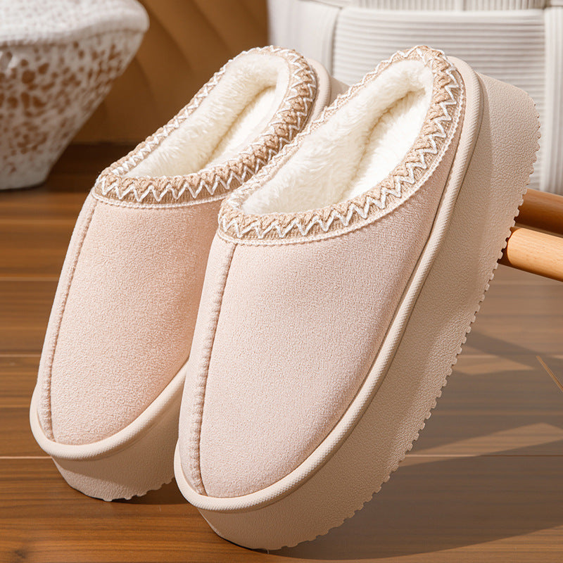 Janet | Womens Fluffy Fuzzy Memory Foam Warm Winter Indoor House Slippers Shoes