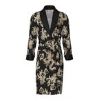 Jared | Mens Satin Robe Kimono Bathrobe Loungewear