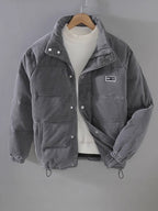 Jarvis | Mens Corduroy Padded Winter Soft Shell Jacket - 3