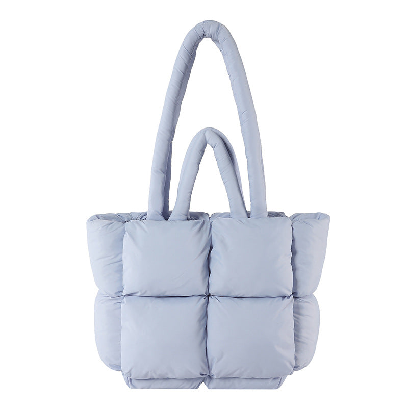 Jeanette | Womens Quilted Padded Tote Handbag Shoulder Bag