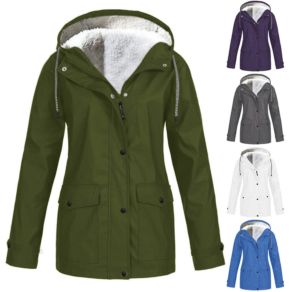 Jeannie | Womens Thick Fleece Hoodie Plus Size Longline Pullover Sweatshirt
