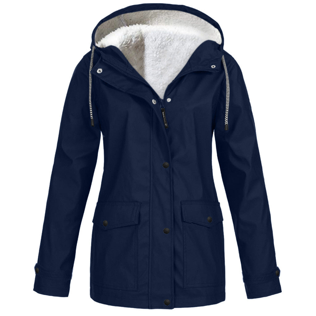Jeannie | Womens Thick Fleece Hoodie Plus Size Longline Pullover Sweatshirt