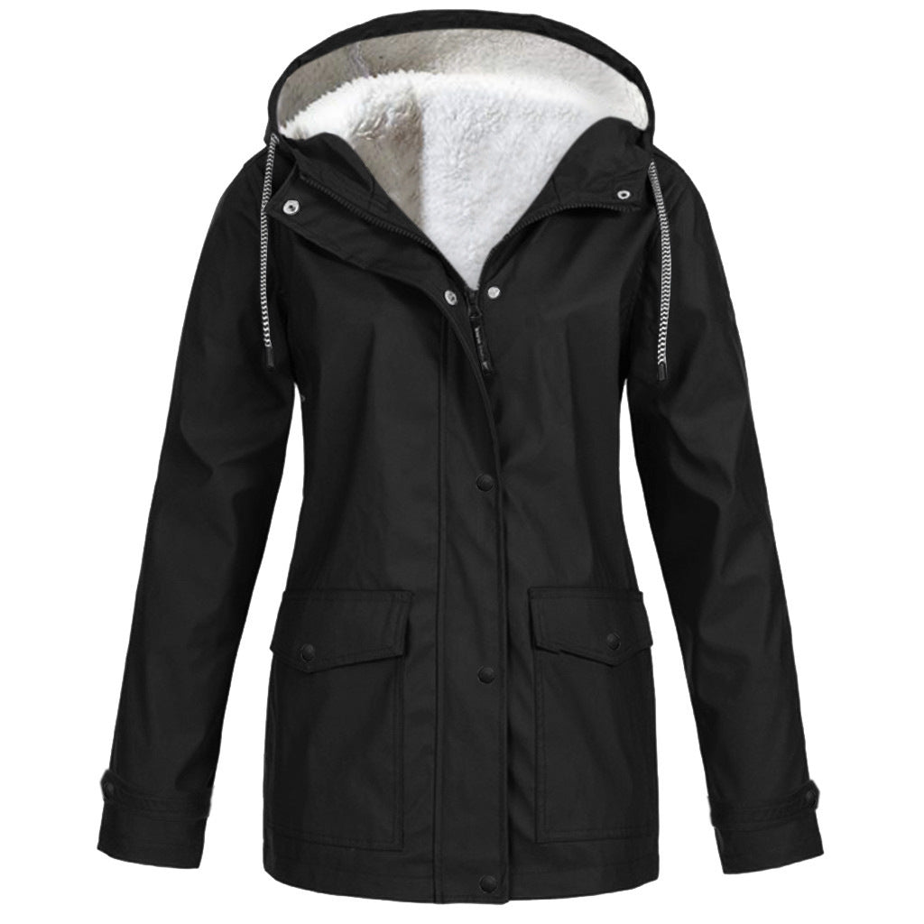 Jeannie | Womens Thick Fleece Hoodie Plus Size Longline Pullover Sweatshirt