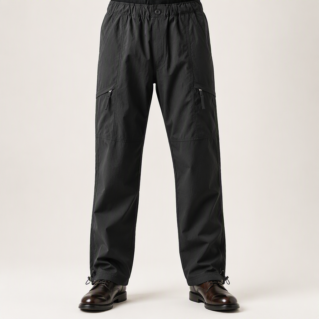 Jeffrey | Mens Waterproof Quick Dry Outdoor Walking Hiking Pants, Black