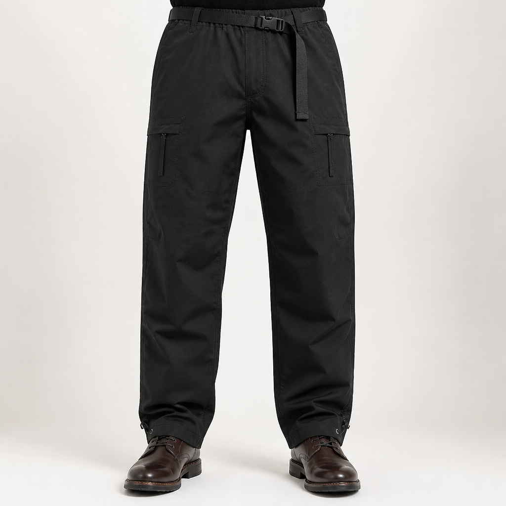 Jeffrey | Mens Waterproof Quick Dry Outdoor Walking Hiking Pants, Black 2