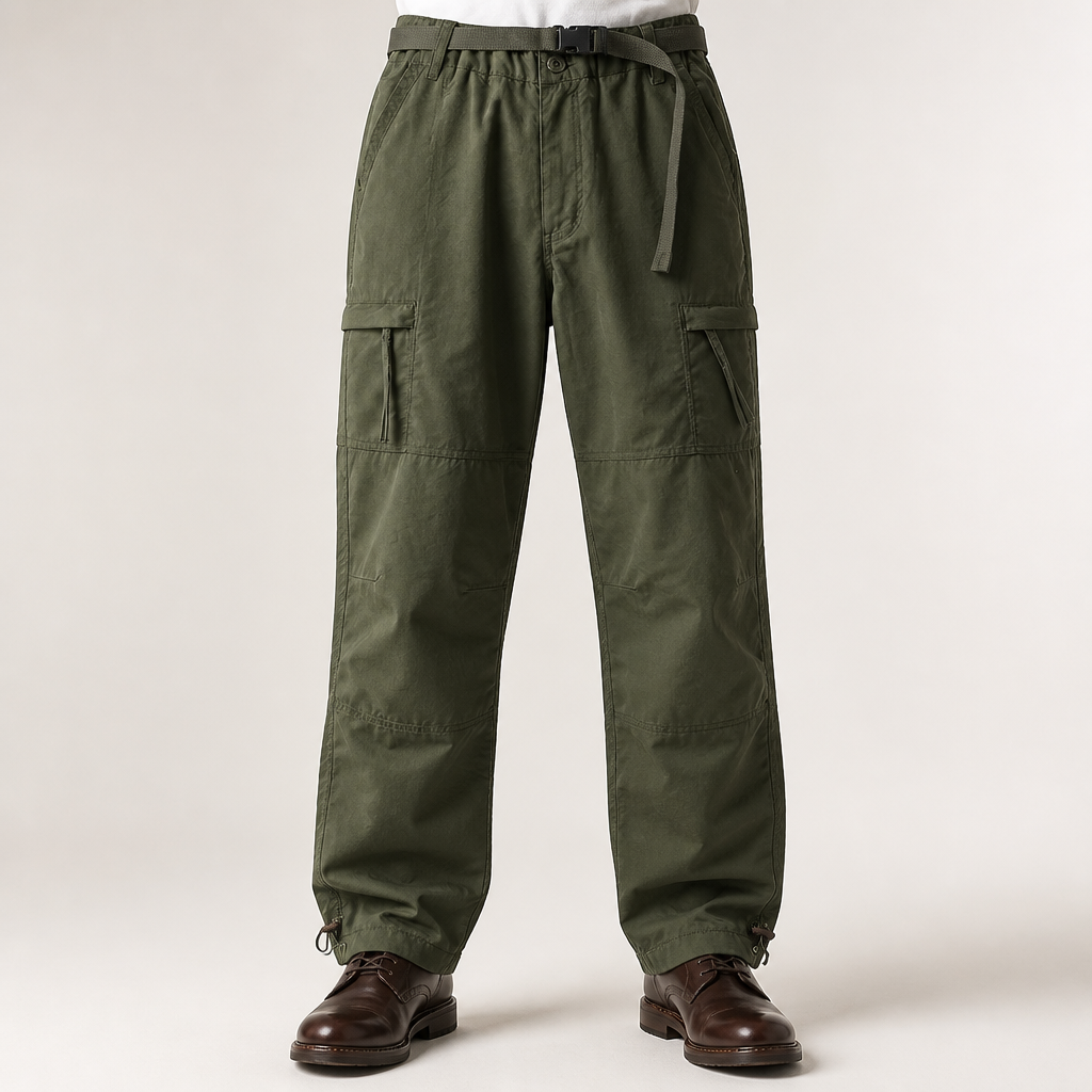 Jeffrey | Mens Waterproof Quick Dry Outdoor Walking Hiking Pants, Army Green 2