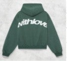 Jennifer | Womens Hoodie Hooded Sweatshirt Letter Print Long Sleeve Jacket