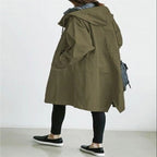Jenny | Womens Long Trench Coat Belted Double Breasted Winter Outerwear