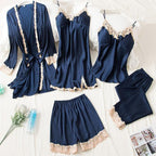 Jessa | Womens Satin Cami Sleepwear Robe Lounge Set