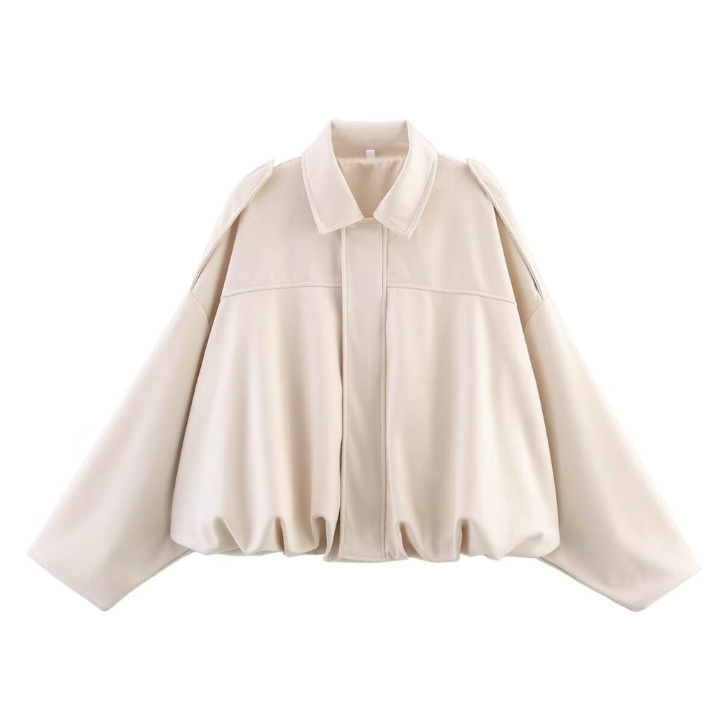Jessica | Womens Suede Bomber Jacket Aviator Zip Up Outerwear