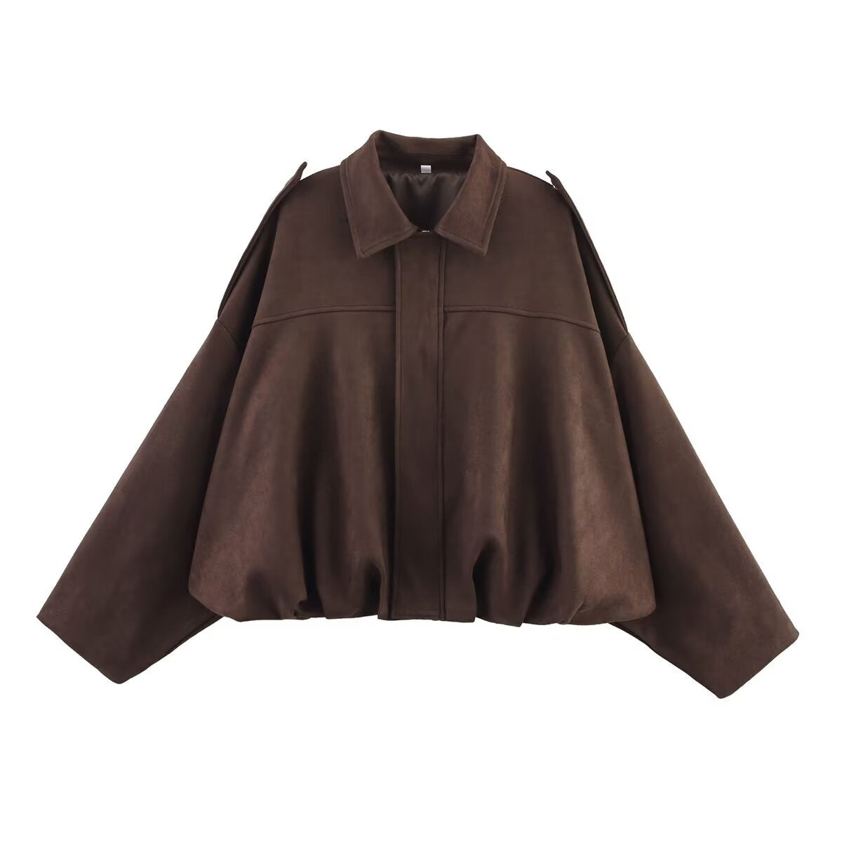 Jessica | Womens Suede Bomber Jacket Aviator Zip Up Outerwear