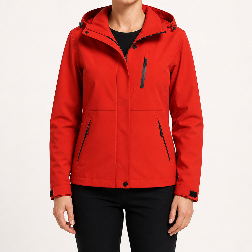 Joan | Womens Waterproof Fleece Lined 3-in-1 Jacket, Red