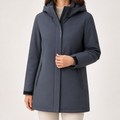 Joanne | Womens Waterproof Windproof Hooded Outdoor Ski Jacket Snow Coat, Dark Gray