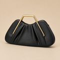Jodie | Womens Clutch Purse Evening Bag Dinner Party Formal Handbag, Black
