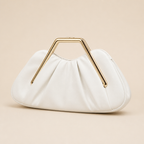 Jodie | Womens Clutch Purse Evening Bag Dinner Party Formal Handbag, White