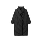 Joelle | Womens Long Puffer Coat Longline Padded Warm Winter Outerwear
