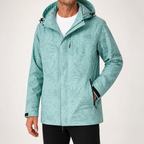 John | Mens Waterproof Windproof Hooded Softshell Outdoor Jacket, Green