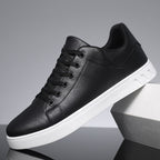 Johnny | Mens Leather Sneakers Breathable Lightweight Casual Shoes